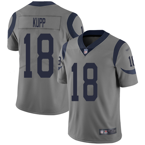 Los Angeles Rams Limited Gray Men Cooper Kupp Jersey NFL Football #18 Inverted Legend->los angeles rams->NFL Jersey